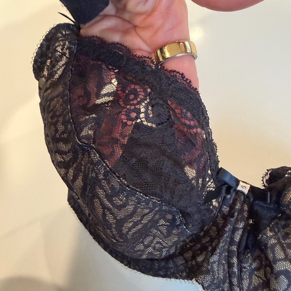 Freya Black and Gray Animal Print Bra UK30G/US 30I - Picture 2 of 8